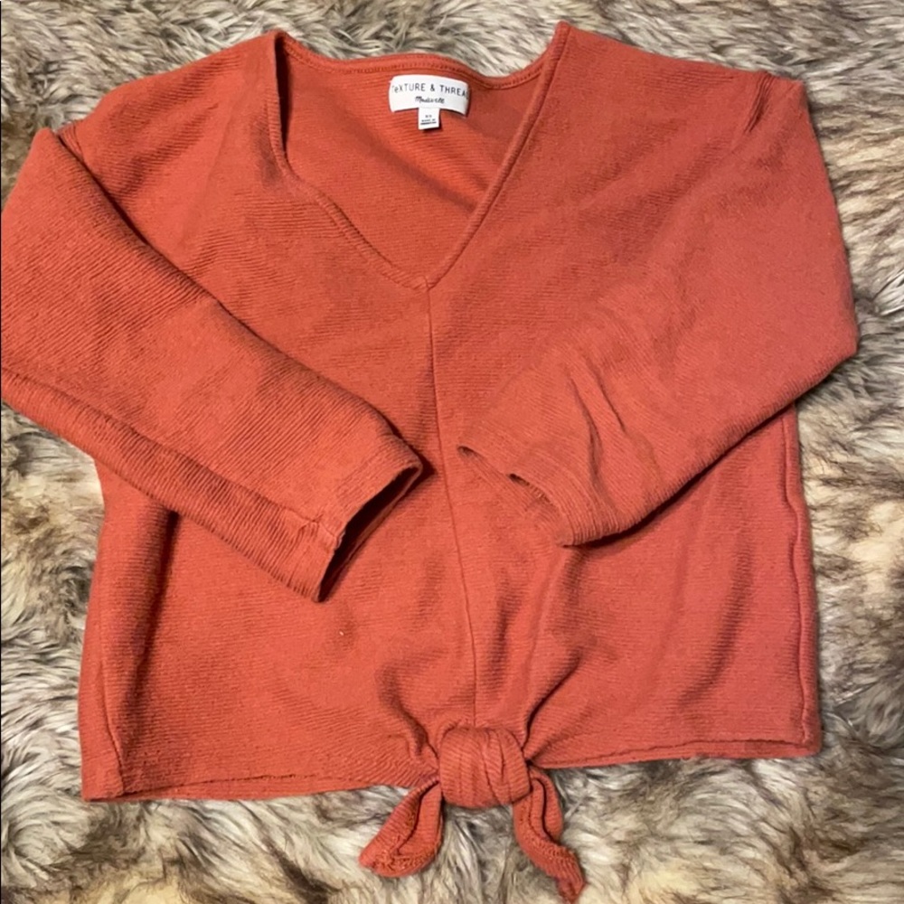 Madewell Tie-front Top